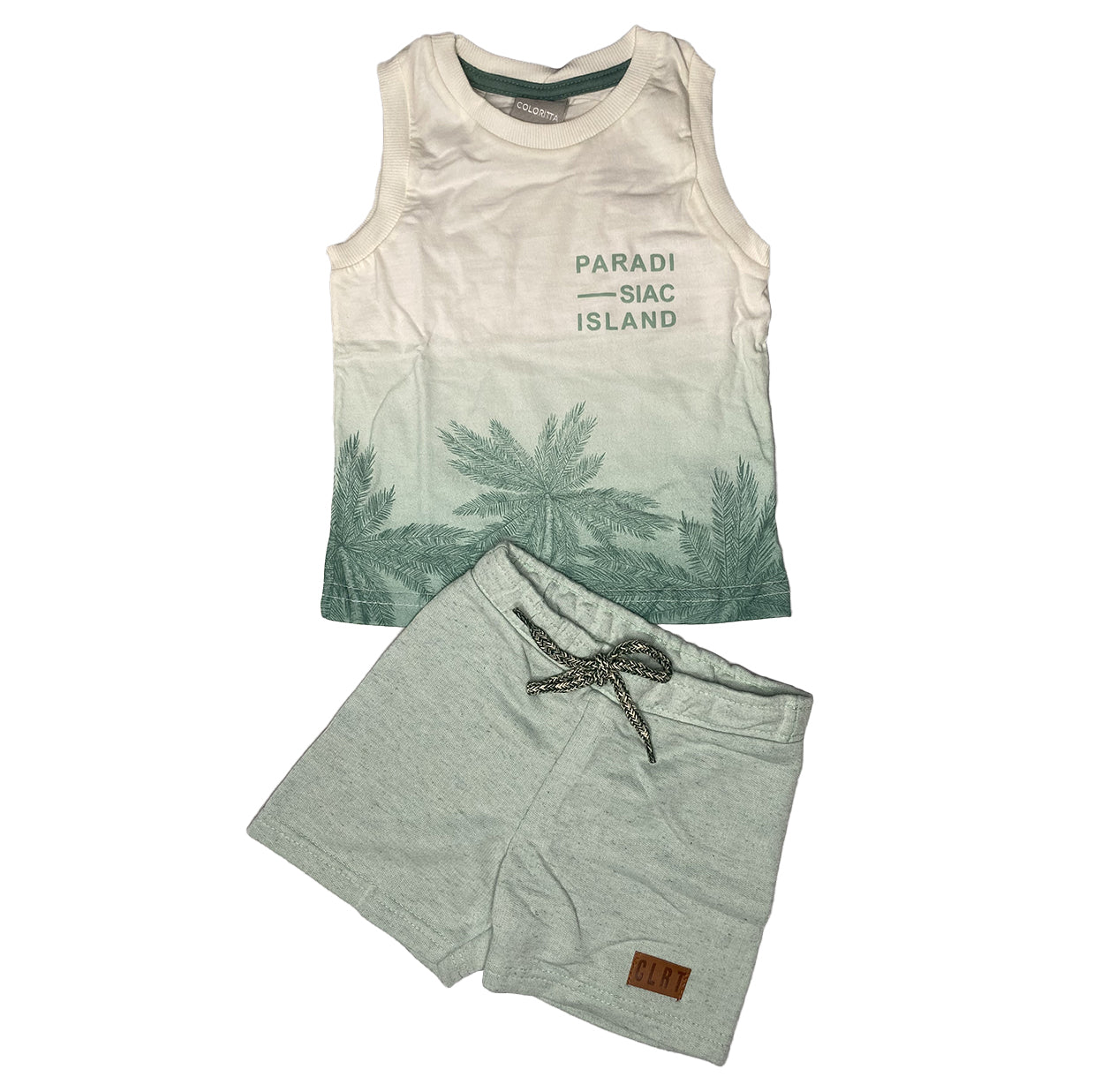 Conjunto Infantil Menino Estampa Coqueiro Colorita