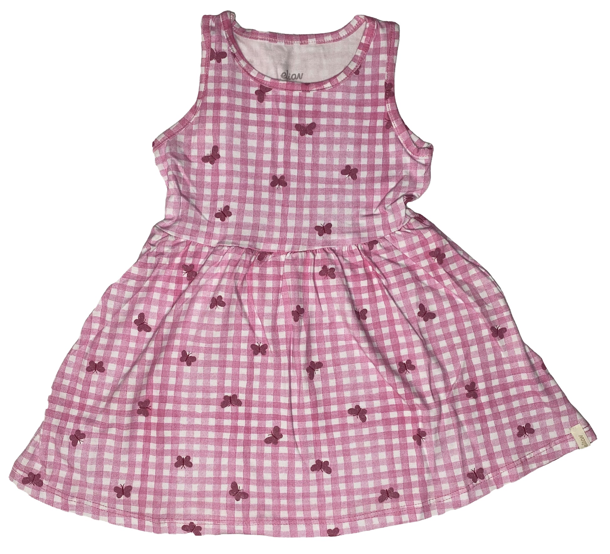 Vestido Infantil Menina  Estampado Elian Rosa