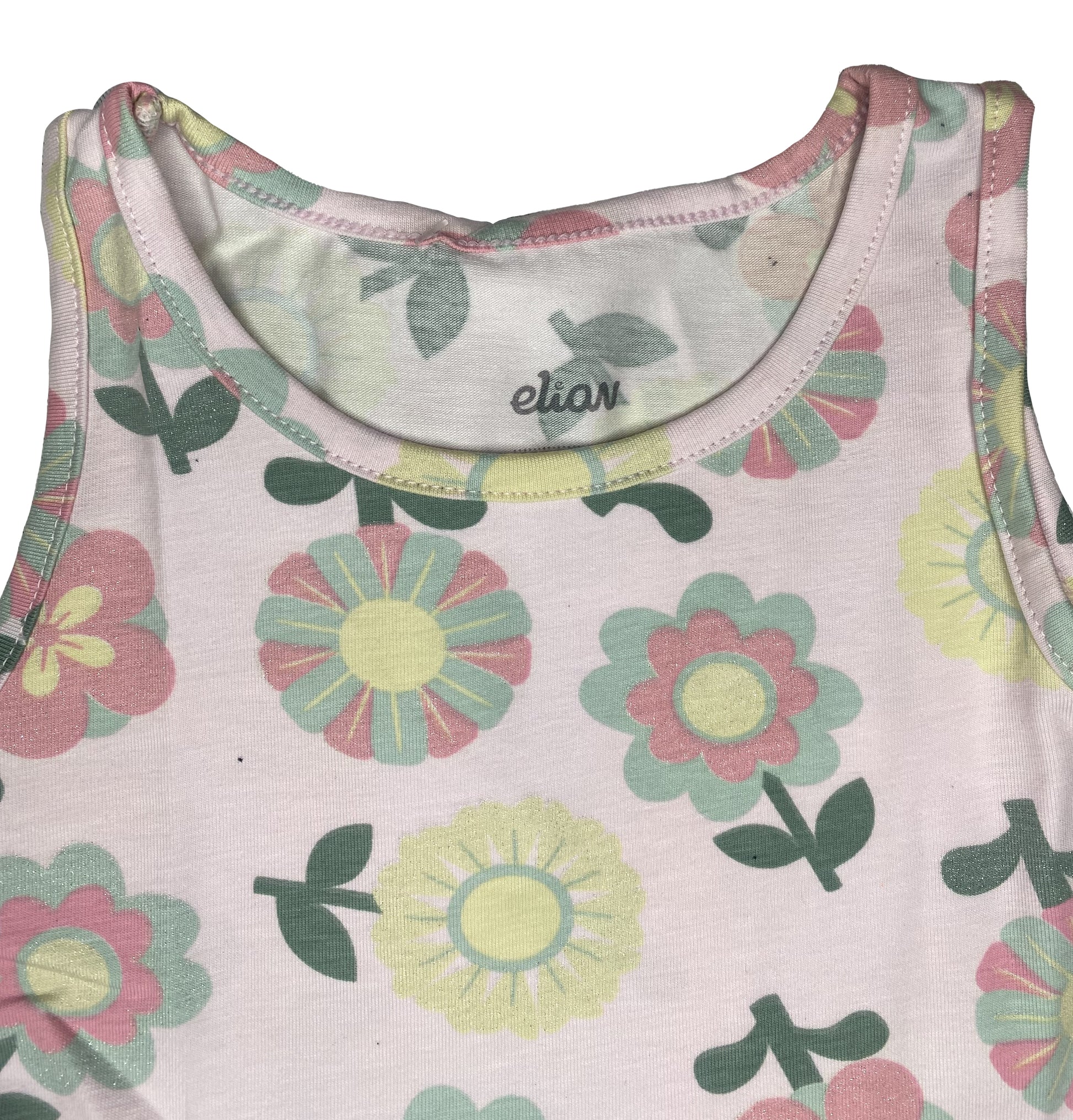 Vestido Menina Infantil Estampado Rosa